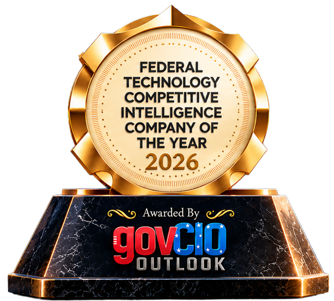 Federal Technology Competitive Intelligence Company of the Year 2026, awarded by GovCIO Outlook